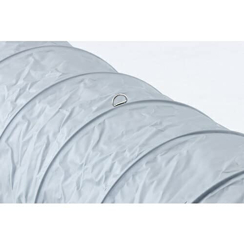 TRUSCO デザインフレキシブルダクト 片側レデューサー付き Φ320X5m ライトグレー