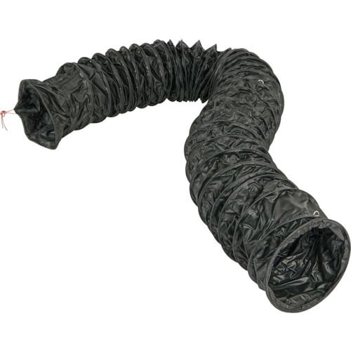 TRUSCO デザインフレキシブルダクト 片側レデューサー付き Φ320X5m ブラック