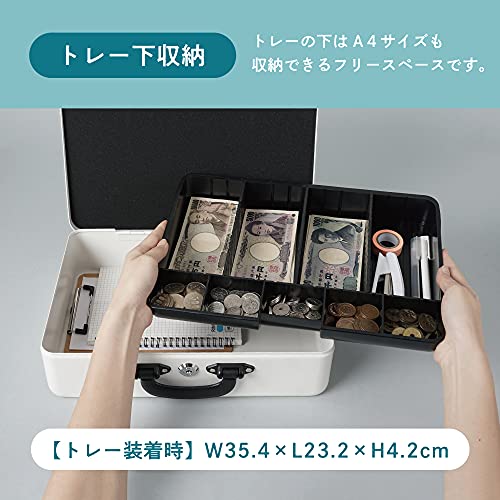 カール 手提げ金庫 そとレジ A4サイズ