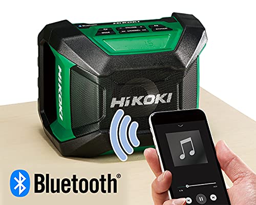 HiKOKI コードレスラジオ Bluetooth機能付 本体のみ