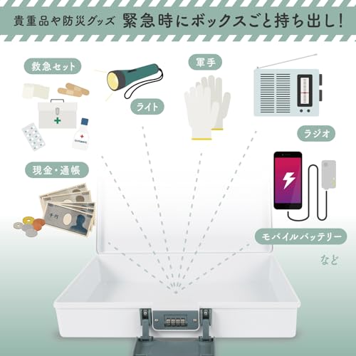 カール 保管ボックス ライトグリーン A4サイズ収納