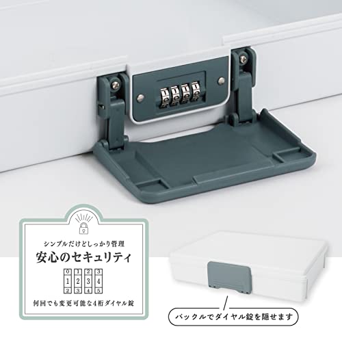 カール 保管ボックス ホワイト A4サイズ収納