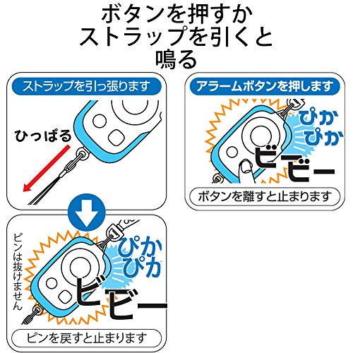 リーベックス 防水型防犯アラーム ピンク PSA−GP