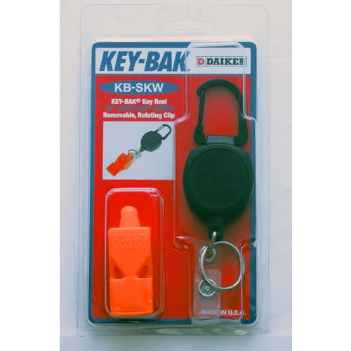 ダイケン キーバック 0.6mケブラー(R)コード カラビナ&ホイッスル付