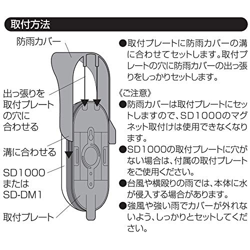 リーベックス SD1000用防雨カバー SD−CV1