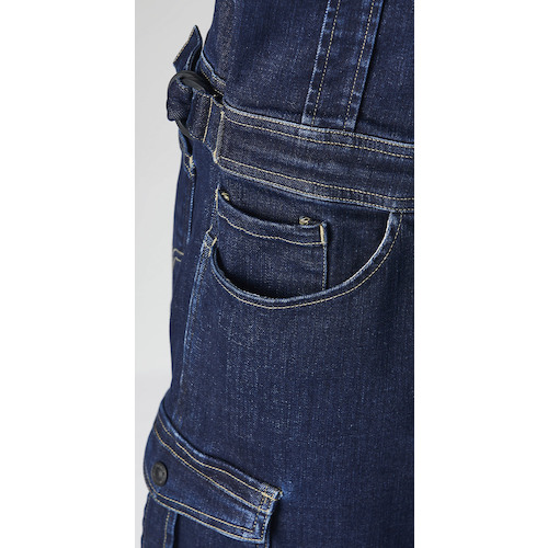 EDWIN EDWN デニムつなぎ服 81008-001 ネイビーブルー