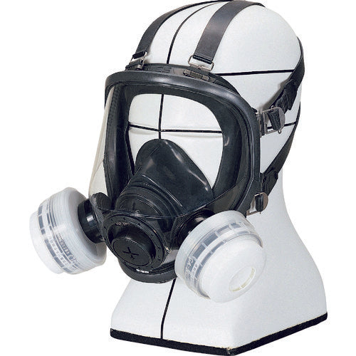 シゲマツ 防毒マスク 直結式小型 GM165-1(L)