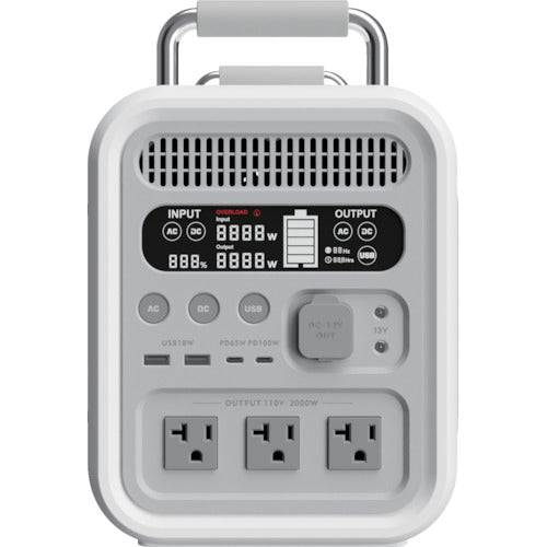 SABUMA S2200 大容量 ポータブル電源 楽天市場】ポータブル電源 2000W 100V コンセント 大容量 サブマ