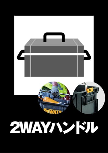 DEWALT システム収納BOXタフシステムトートDS280