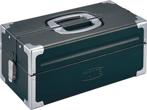 TONE ツールケース（メタル） V形2段式 433X220X160mm レッド