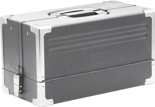 TONE ツールケース シルバー 両開きケースタイプ スチール