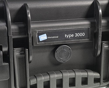 B＆W プロテクタケース 3000 黒 フォーム