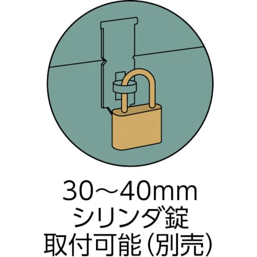 TRUSCO 中型車載用工具箱 中皿付 700X420X370
