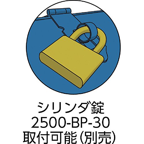 TRUSCO ジャンボ工具箱 720X280X326 ブルー