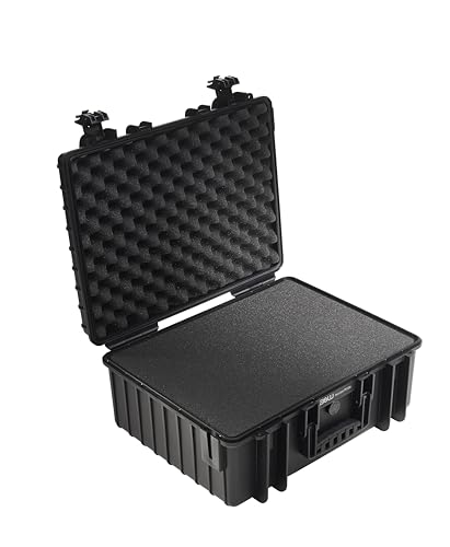 B＆W プロテクタケース 6000 黒 ウレタンフォーム付き