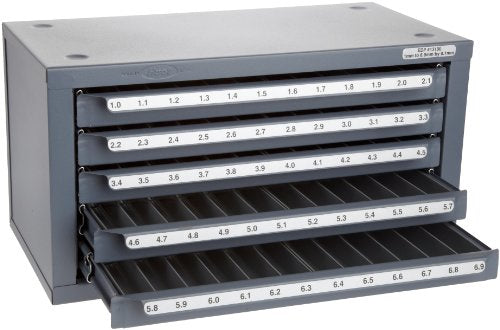 ヒューイット ドリル専用キャビネット【1.0～6.9mm／0.1とび】