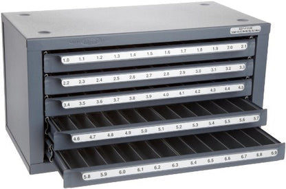 ヒューイット ドリル専用キャビネット【1.0～6.9mm／0.1とび】