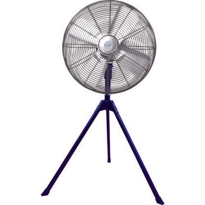 アクアシステム 無給油エアモーター式工場扇 スタンド大型 (アルミハネ60cm)