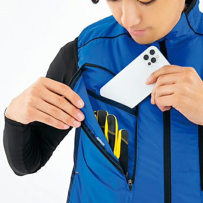 アイトス 物流作業対応型空調服ベスト(空調服TM) レッド S