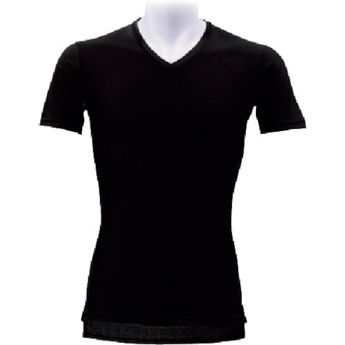 リベルタ “氷撃" デオドライズテック 半袖Vネック ブラック  3XL