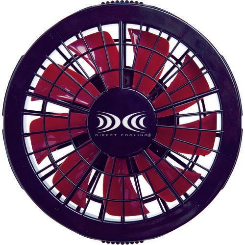 XEBEC ワンタッチファン単体2個(クロ×アカ)FAN2200R-999-888