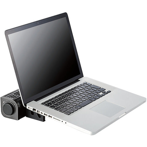 ELECOM USB扇風機 多機能タイプ ブラック