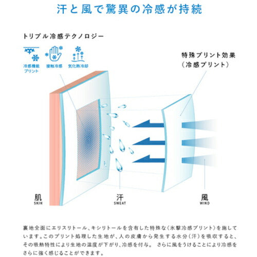 リベルタ “氷撃" FTP L/Sクルーネックインナー ホワイト S