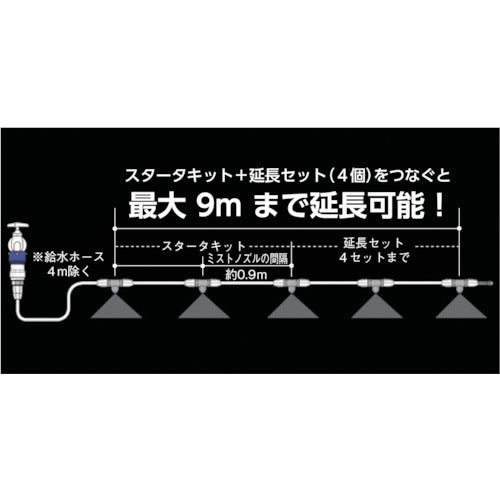 タカギ ガーデンクーラーホース04×09 100M巻