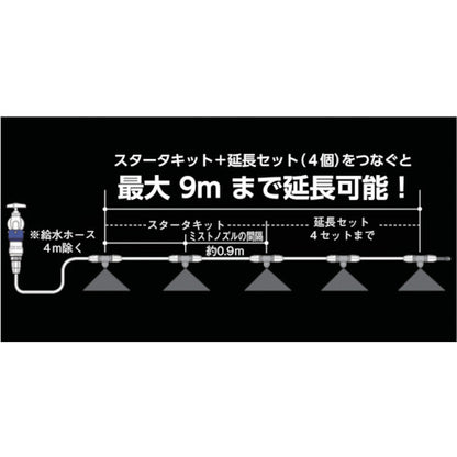 タカギ ガーデンクーラーホース04×09 100M巻