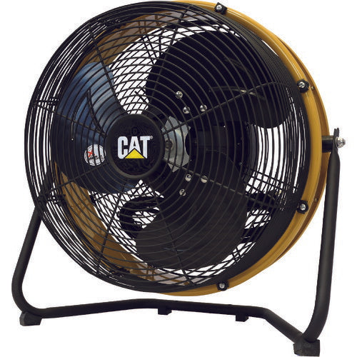 CAT 工場扇 35cm(壁･床タイプ)羽根軸180°半転機能付 イエロー