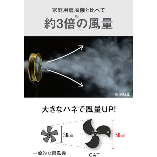 CAT 工場扇 50cm(壁･床タイプ)