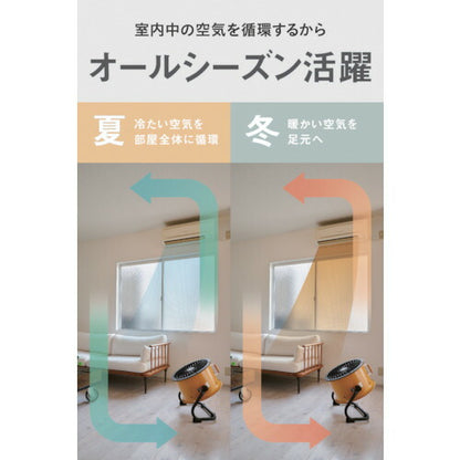 CAT サーキュレーター 35cm(壁･床タイプ) イエロー