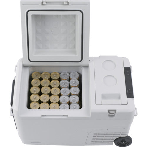IRIS 104660 充電式ポータブル冷温庫26L ホワイト
