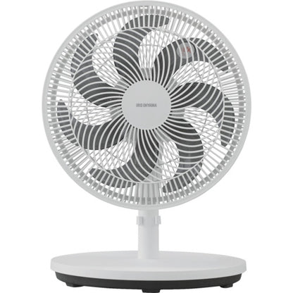 IRIS 104102 リビング扇風機 ACモーター式 ホワイト