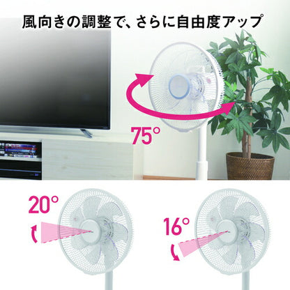 IRIS 509296 リモコン式リビング扇 (DCモーター式)