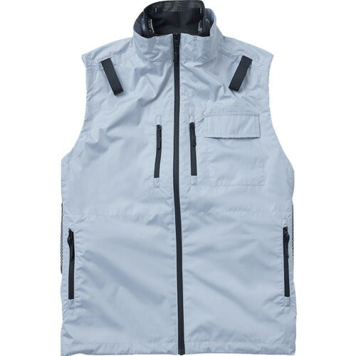SHOWA ペルチェ付キ空調服 COOLFIX PLT2 エアーベスト グレー5L ペルチェ2個入