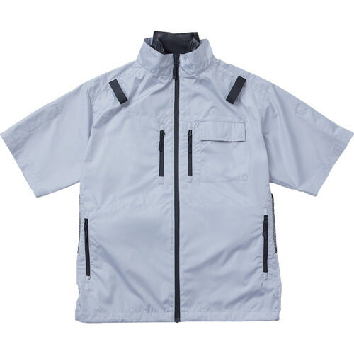 SHOWA ペルチェ付キ空調服 COOLFIX PLT2 エアー半袖ブルゾン グレーXL ペルチェ2個入