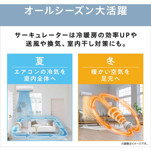 IRIS 207030 DCボール型サーキュレーター ホワイト