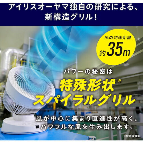IRIS 291115 大型サーキュレーターDC23cm DCタイプ ホワイト