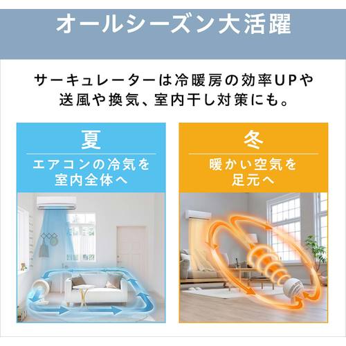 IRIS 296644 サーキュレーターアイ mini グレー