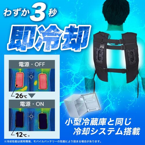 サンコー デュアルユニットデ強力冷却 ハーネス対応冷蔵ベスト