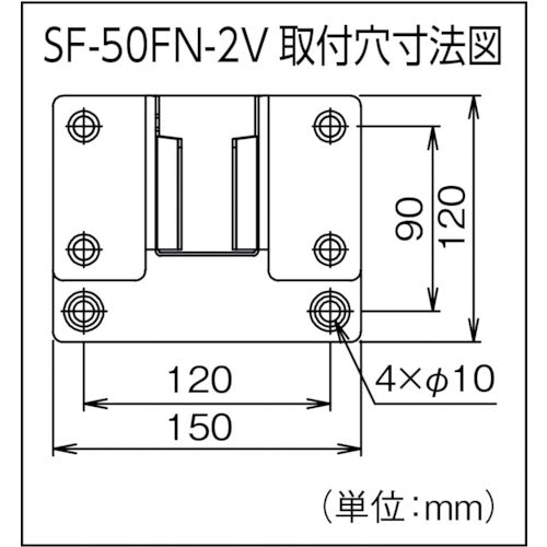 Suiden ウォール扇 FNシリーズ 1速式アルミハネ径50cm 3相200V
