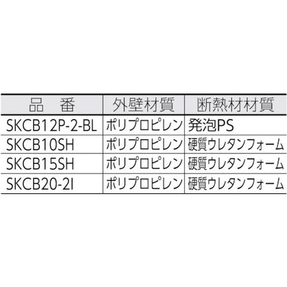 サンコー 保冷ボックス 701009 サンコールドボックス12P-2用フタブルー