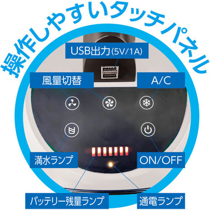 NICHIDO ポータブルスポットクーラー エコヤン バッテリーセット