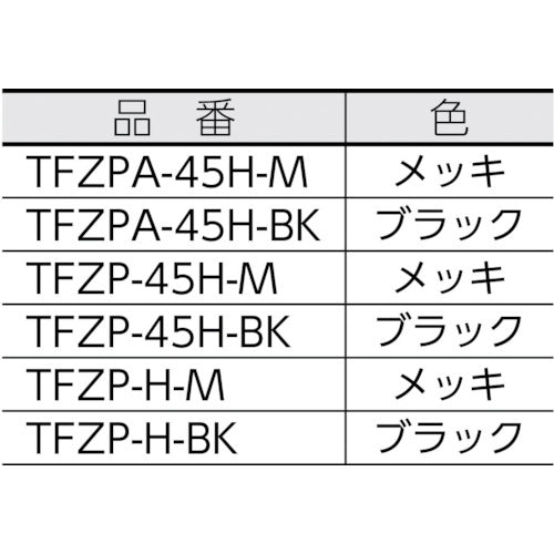 TRUSCO 全閉式工場扇 ゼフィール用 ハンガーアングル(メッキ)ノミ