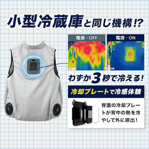 サンコー 極冷プレート+強風ファンデ圧倒的ニ冷エル｢冷蔵服2｣