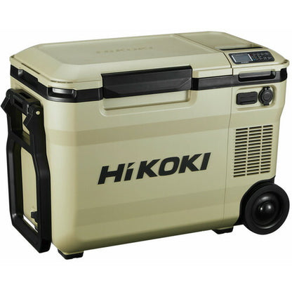 HiKOKI 18V-14.4V コードレス冷温庫大容量サイズ25L サンドベージュ マルチボルトセット品