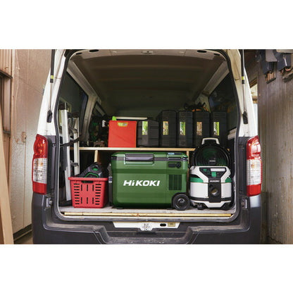 HiKOKI 18V-14.4V コードレス冷温庫大容量サイズ25L フォレストグリーン マルチボルトセット品