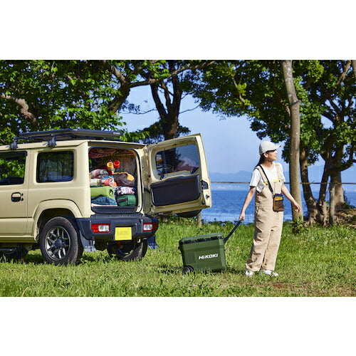 HiKOKI 18V-14.4V コードレス冷温庫コンパクトタイプ サンドベージュ マルチボルトセット品
