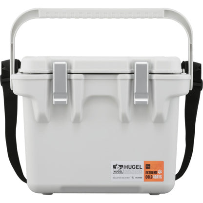 IRIS 208351 HUGEL 真空断熱クーラーボックス 15L ホワイトアッシュ